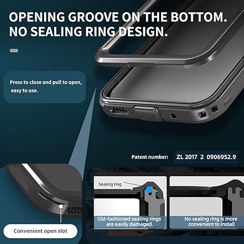 Miniatura 5 de Funda impermeable para Samsung Galaxy A53 5G con protector de pantalla integrado resistente cuerpo completo bajo el agua a prueba de polvo a prueba