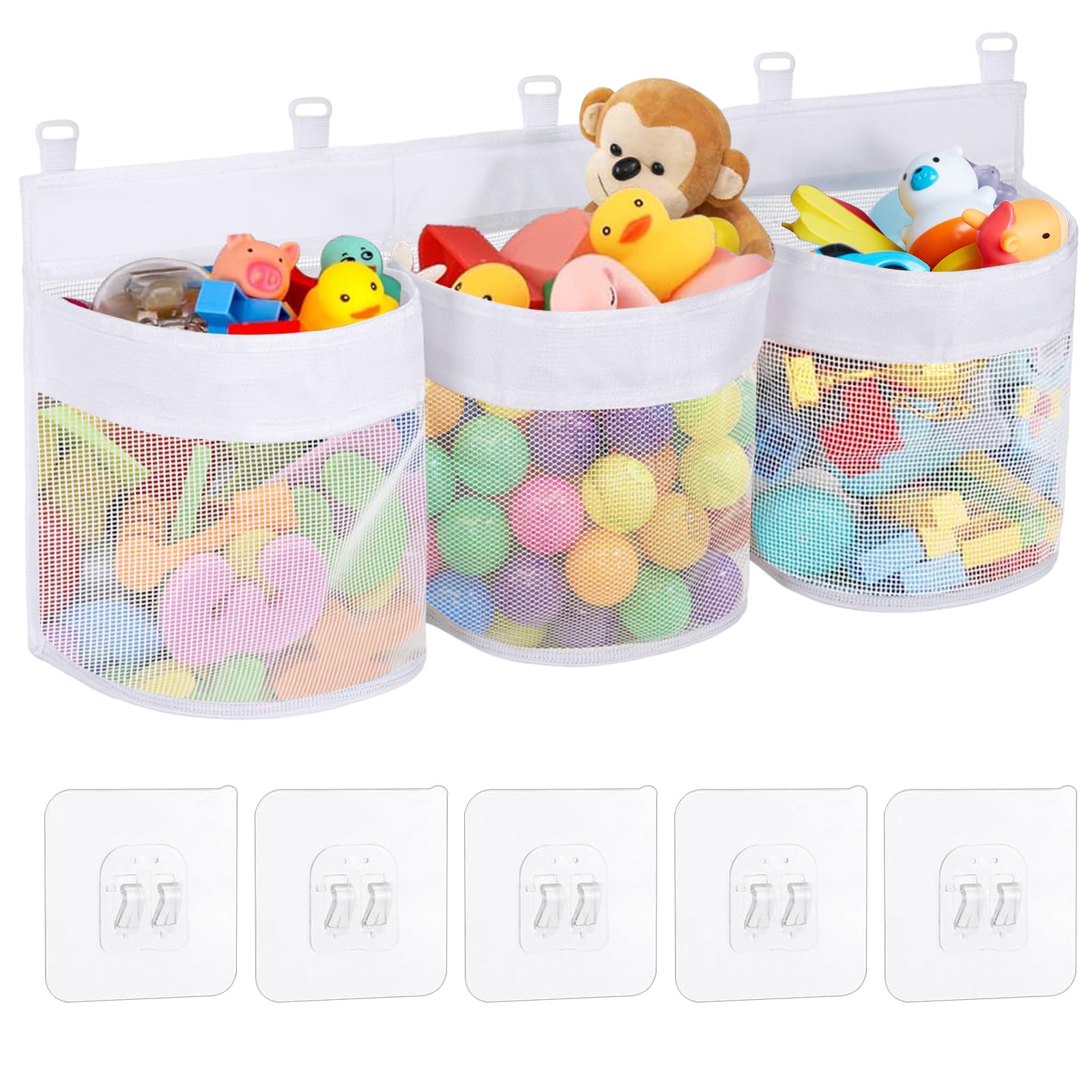 Filet Rangement Jouet Bain Douche Baignoire - Filet Jouets Bébé OFFERT 4 Crochets Robustes Adhesifs 77256180 Filet Rangement Jouet Bain Douche Baignoire - Filet Jouets Bébé OFFERT 4 Crochets Robustes Adhesifs 77256180
