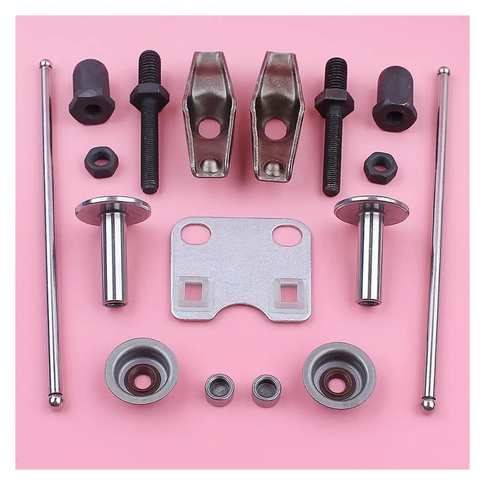 Varilla de Empuje de Placa de Tapa de Sello de Brazo basculante Elevador de válvula for GX160 GX200 5.5HP 6. Pieza de Herramienta de Motor de cortacésped