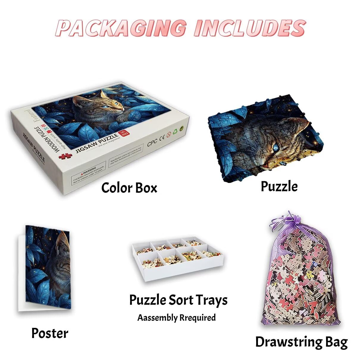 Puzzle dla dorosłych, 2000 elementów, puzzle dla dorosłych, 2000 sztuk, liście, wymagająca gra dla całej rodziny, klasyczne drewniane układanki, odpowiednie do dekoracji wnętrz, prezenty -3295
