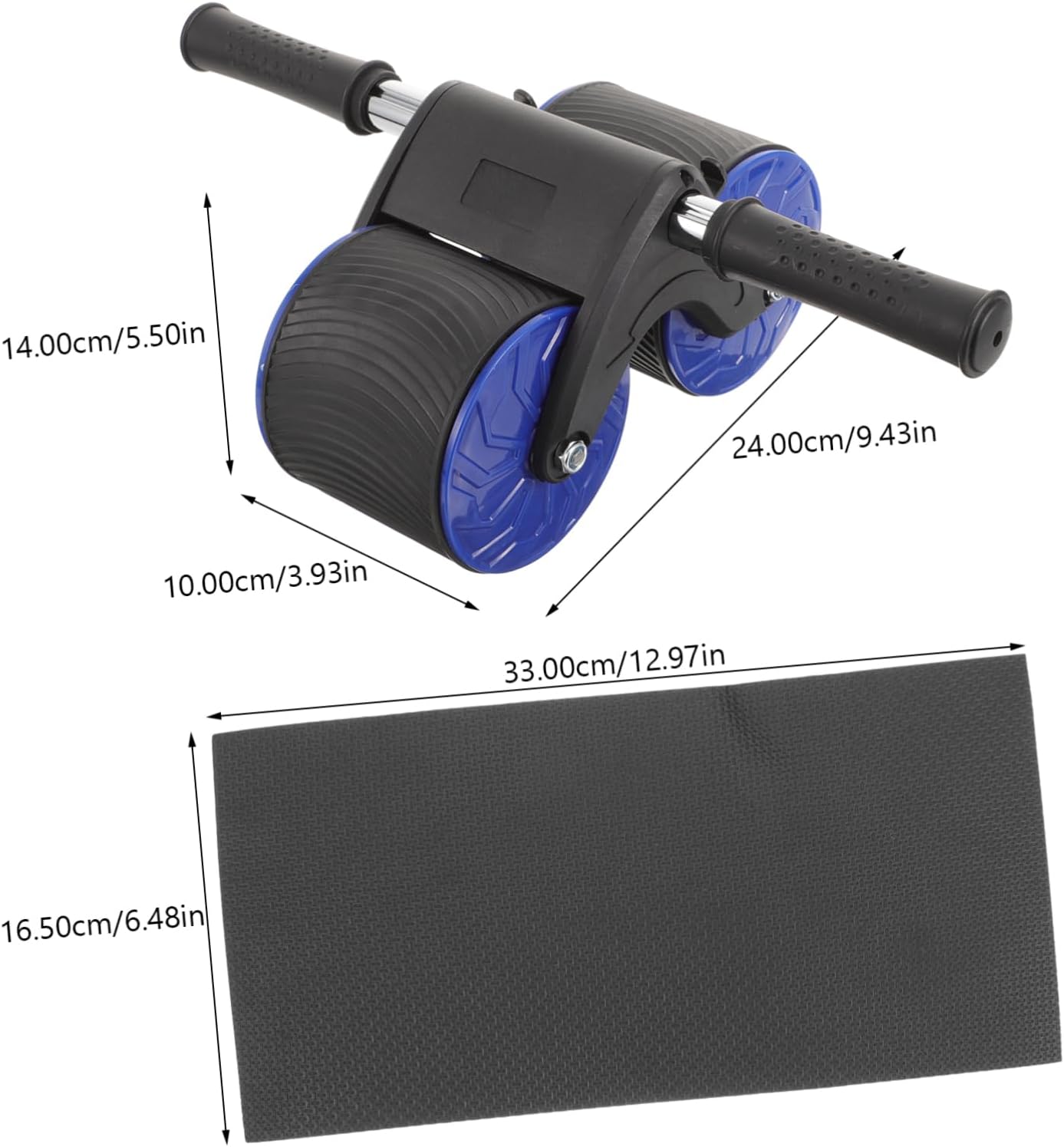 1set Creative Abdominal Wheel Fitness Equipment with Knee Pad for Multi-function Roller for Core Strength Training and Abdominal Exercises