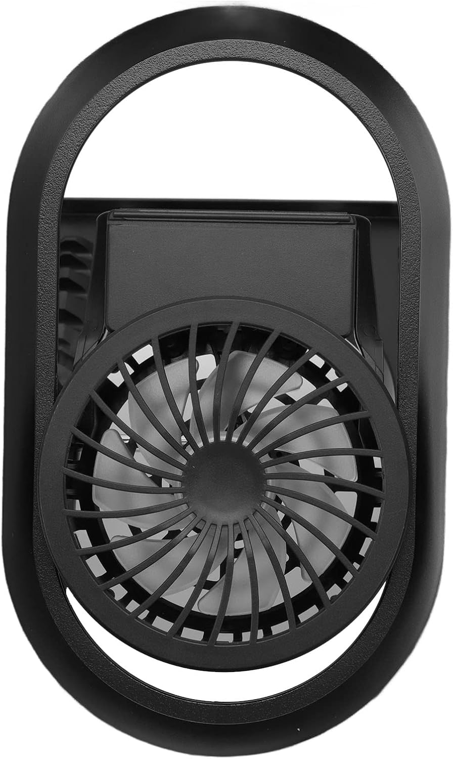 Laptop Stand, Ergonomic Height Angle Adjustable Computer Notebook Stand, Portable and Foldable Laptop Riser Holder with Detachable Cooling Fan, Laptop Shelf Compatible with 10-17in Laptops