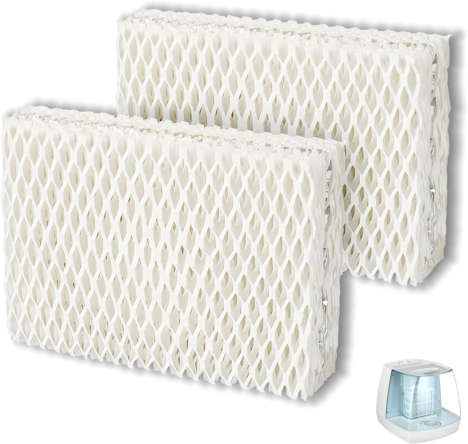 2 Pack WF813 Humidifier Filter Compatible with Equate EQWF813 EQ-2119-UL, Replacement for ReliOn RCM-832 RCM-832N and ProCare PCCM-832N Cool Mist Humidifier Wick Filters