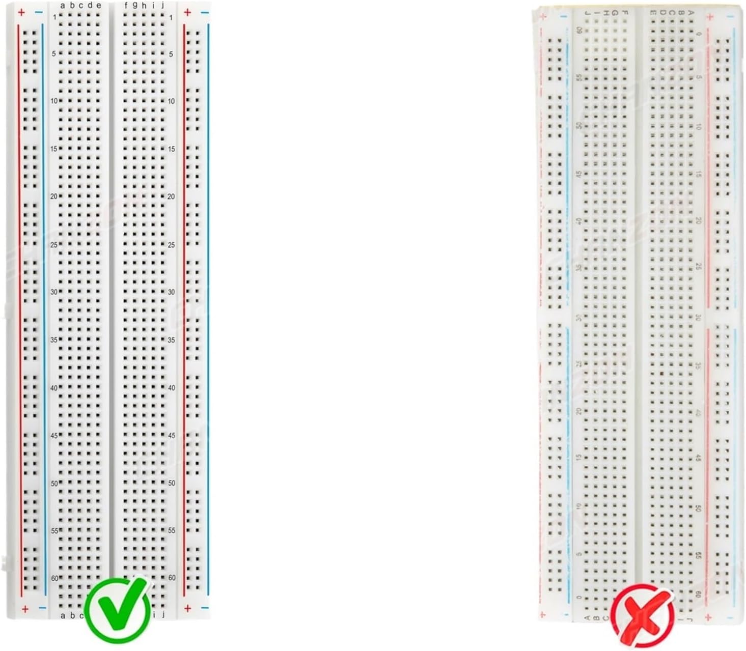 1pc 830 Tie Points Solderless Breadboard MB-102 Prototype Universal Test PCB DIY Bread Board