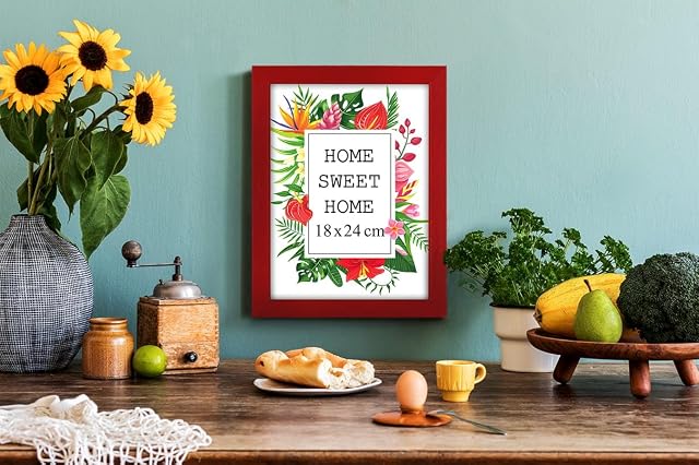 Foto 4 de 7 de MG Design Set de 3 Marco Rojo 18 x 24 cm