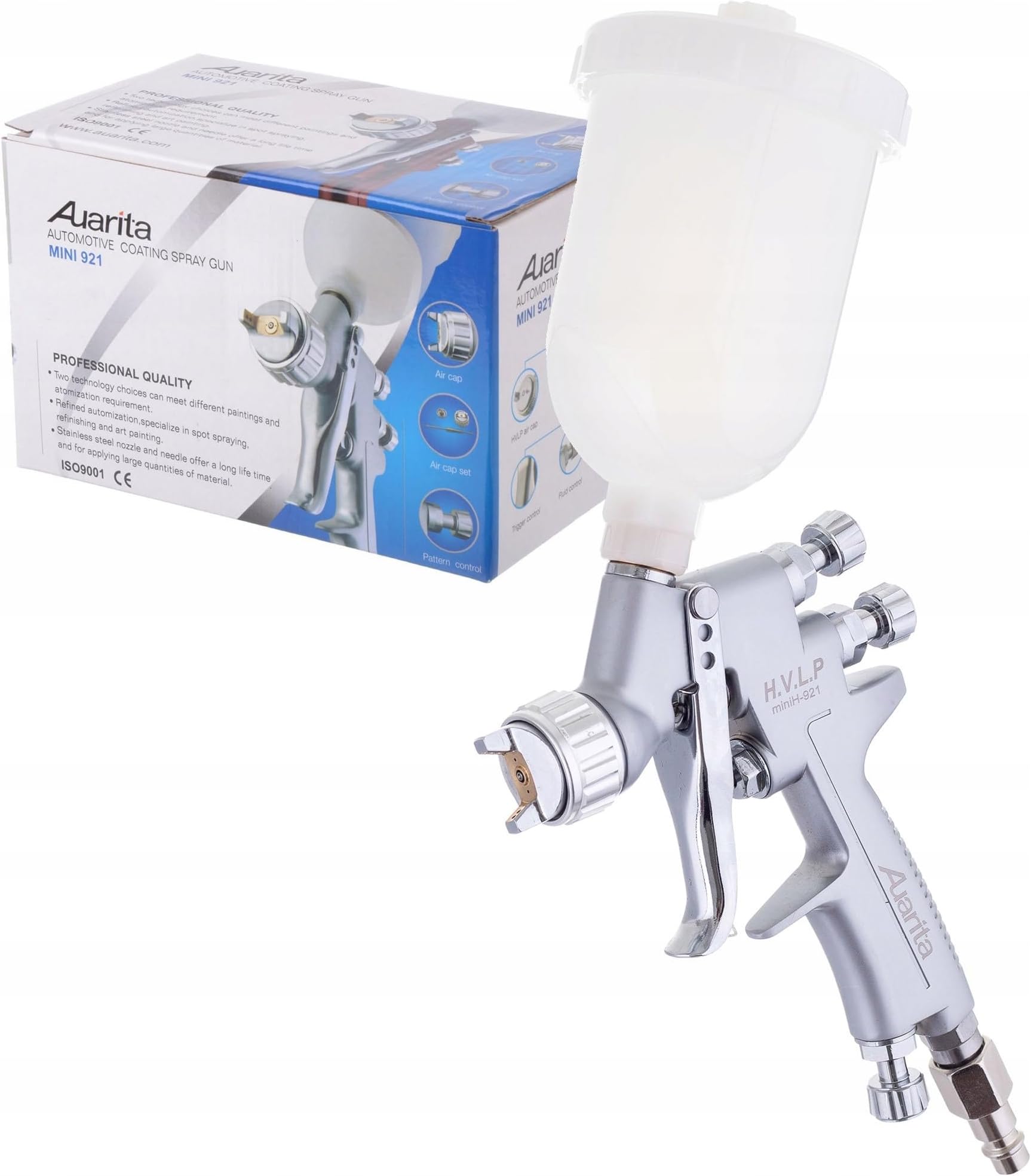 MINI HVLP Spray Paint Gun Nozzle 1,2mm 250ml