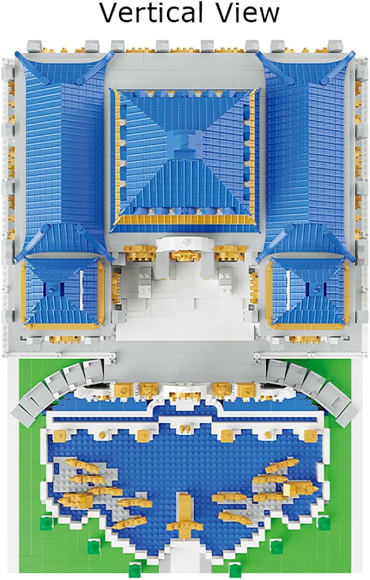 Old Summer Palace Micro Brick Building Set (5372 Pieces) – Landmark Model Chinese Imperial Garden Architecture Educational Toy Gift for Kids and Adults