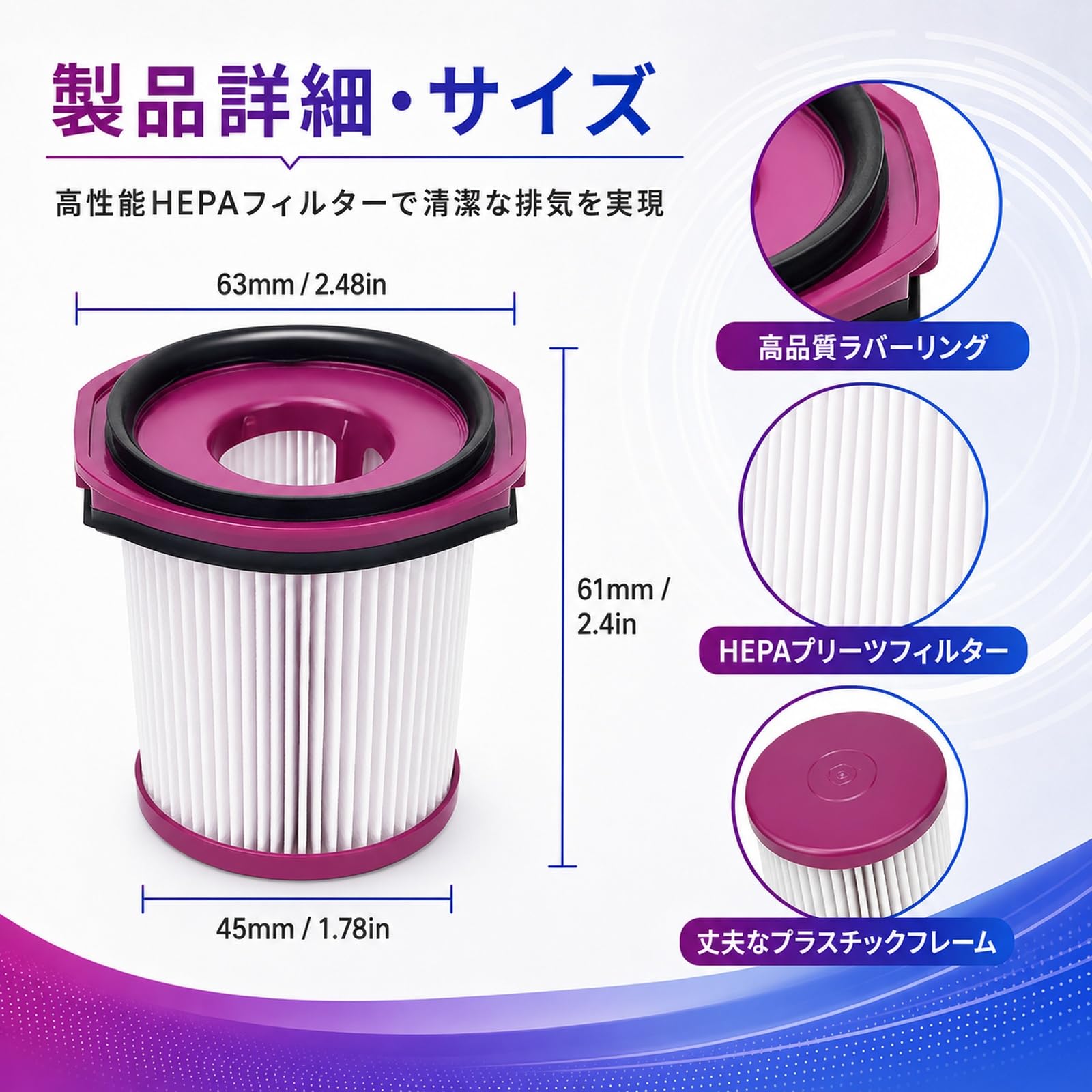Amazon.co.jp: シャーク 掃除機 フィルター Shark EVOPOWER SYSTEM