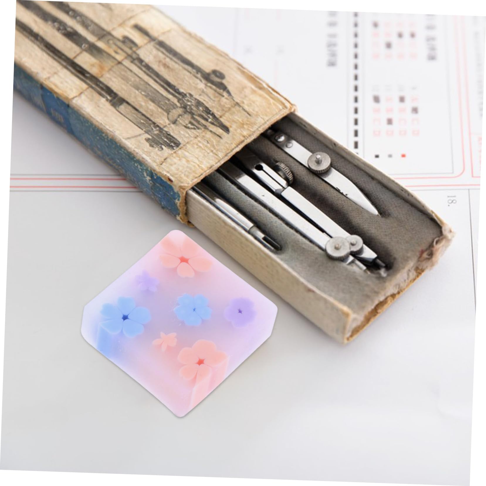 Angoily 32pezzi Gomme Per Matite in Gelatina Gomme Portatili Per Ragazze Per Studiare Delicate Confezione Di Per Classe Cancellano Errori Di Scrittura Su Carta