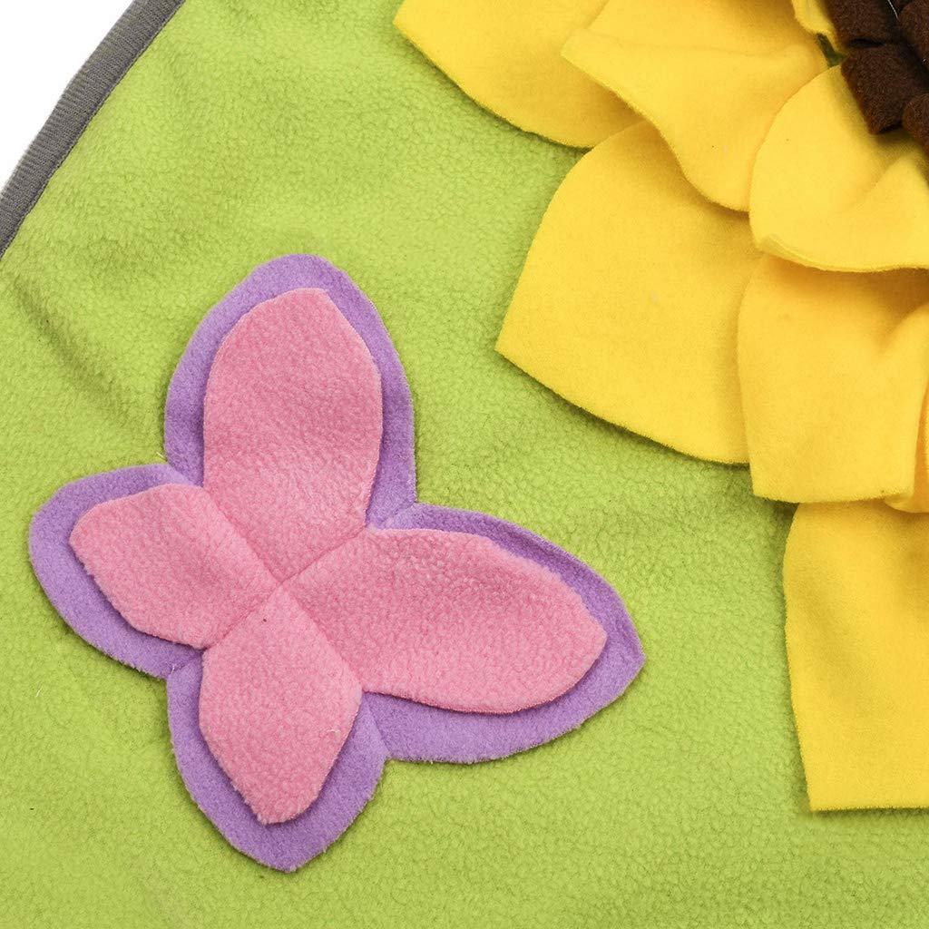 Pet Dog Snuffle Mat Naso Odore Allenamento Coperta Sniffing Pad Alimentazione Lenta Ciotola Dispenser di Cibo Tappeto Alleviare Lo Stress Antiscivolo Puzzle Giocattoli