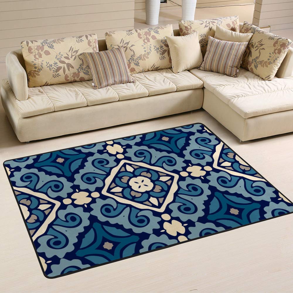 Tapis facile à nettoyer Père Noël Ruchen pour une salle à manger sans tache