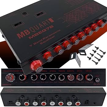 Amazon.com: MB Quart MBEQ7B 7-Band 9 Volts 1/2 DIN Pre-Amp