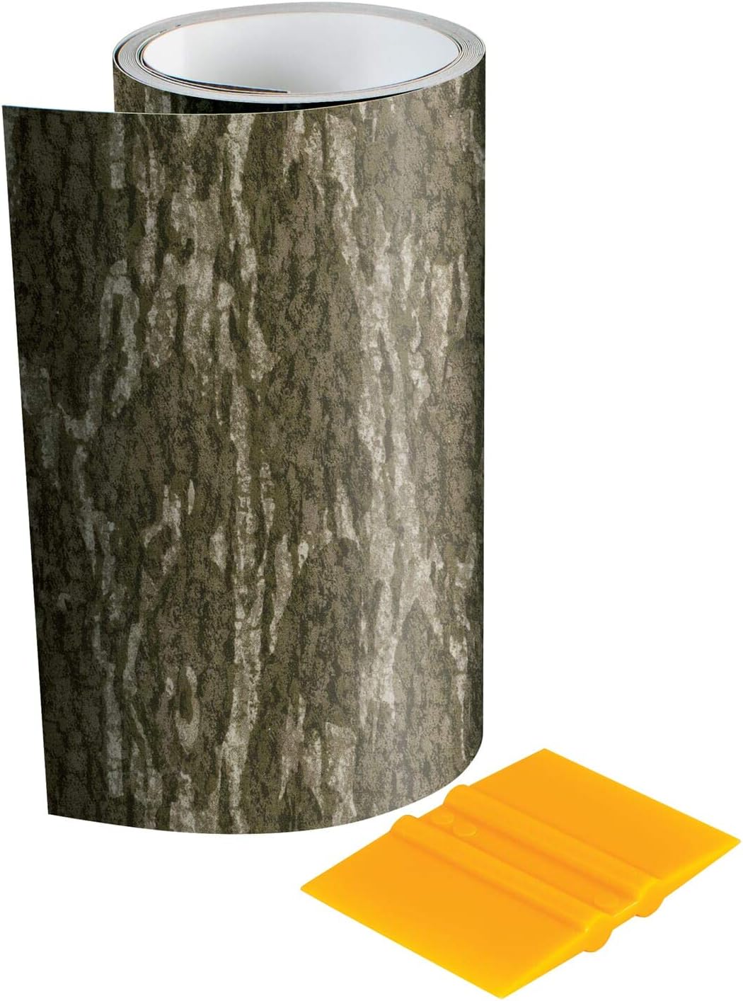 Mossy Oak - 14003-7-BL Graphics 6" x 7' Bottomland Camouflage Tape Roll - Camo Vinyl with a Matte Finish - Ideal for Covering Guns, Bows, Cameras, and Other Hunting Accessories. Squeegee Included.