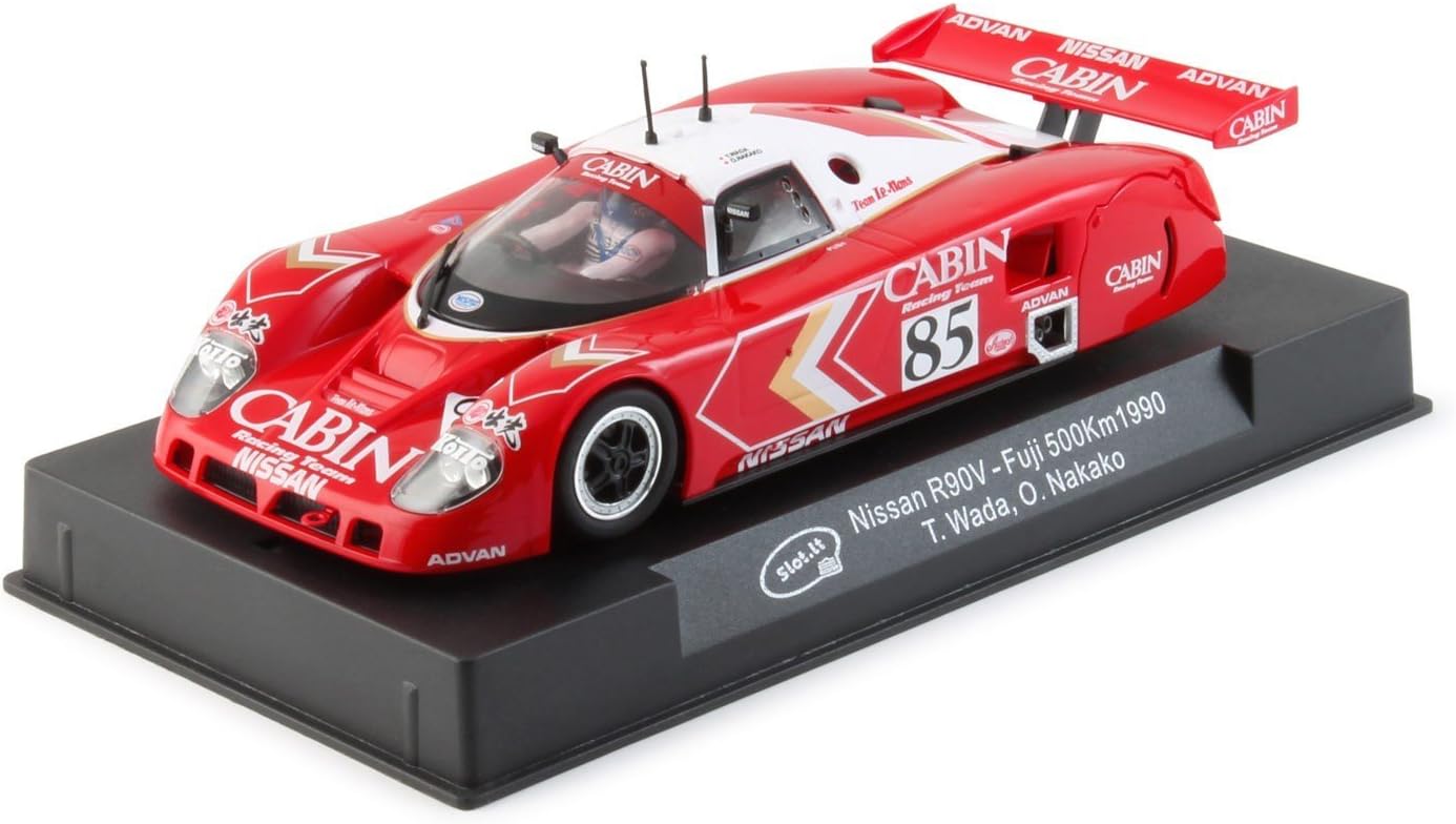 Slot.It Nissan R90V Fuji 500km 1990 Cabin #85 Performance Slot Car (1:32 Scale)