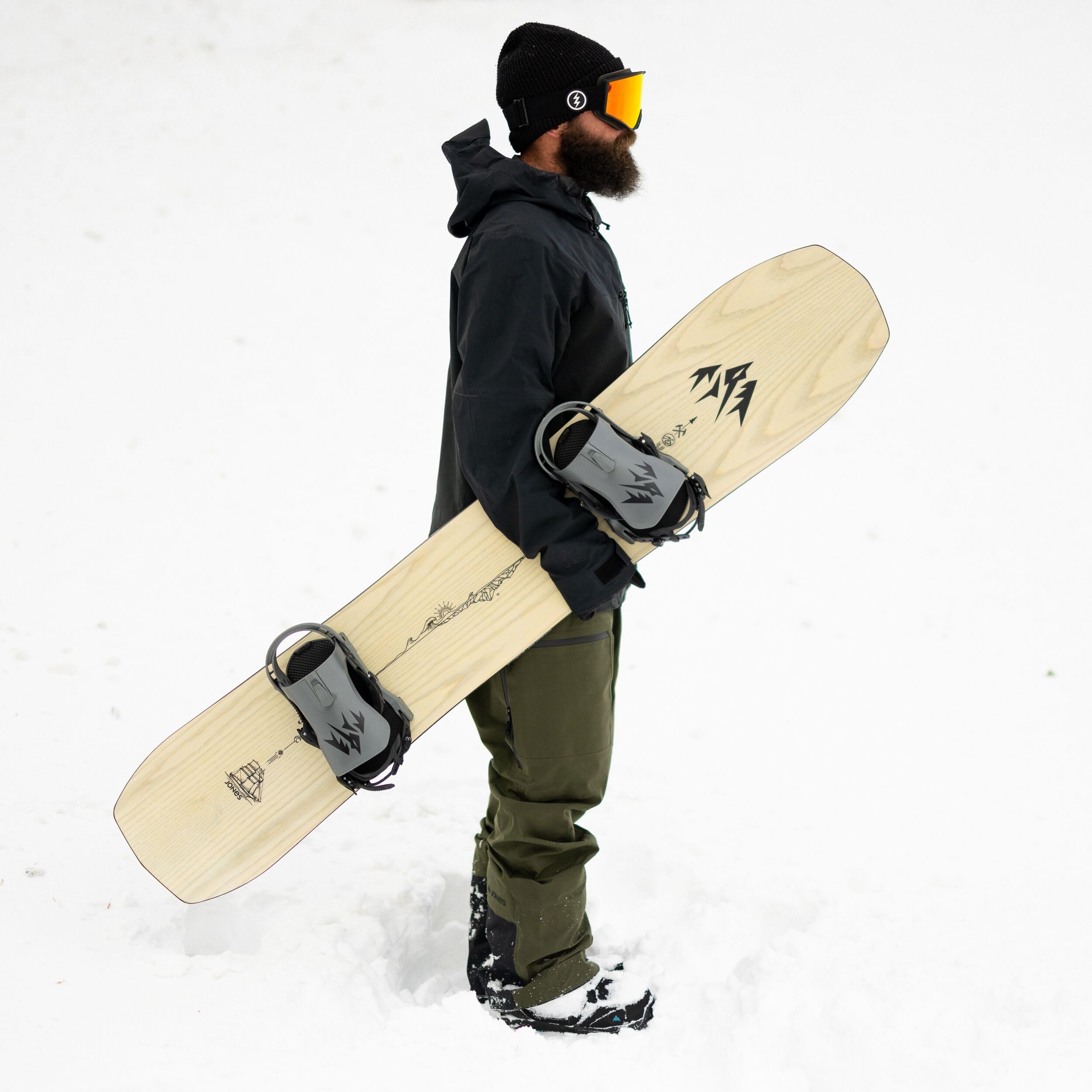 JONES - Planche De Snowboard Flagship Marron Homme - Homme - Taille 164 Wide - Marron