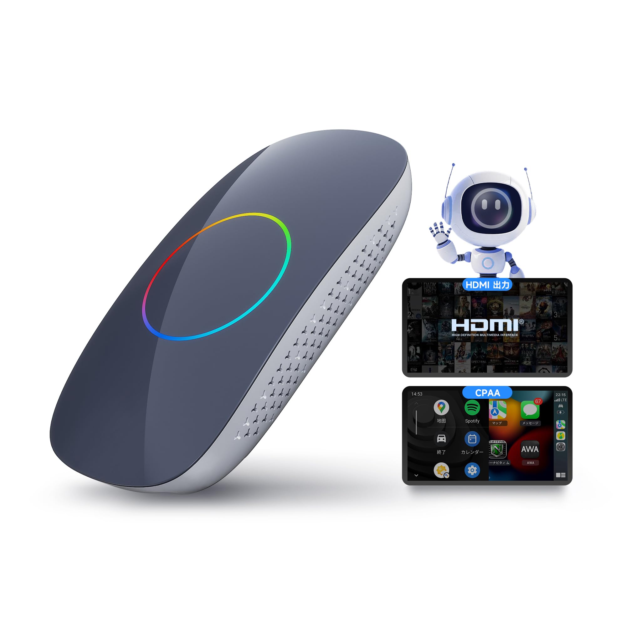 Amazon.co.jp: ATOTOOUT【AI Box CarPlay】AIボックス、ワイヤレス