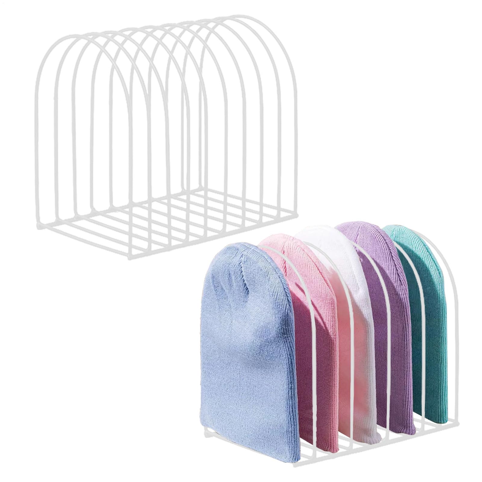 Beanie Display - Soporte de metal para gorra, 2 piezas