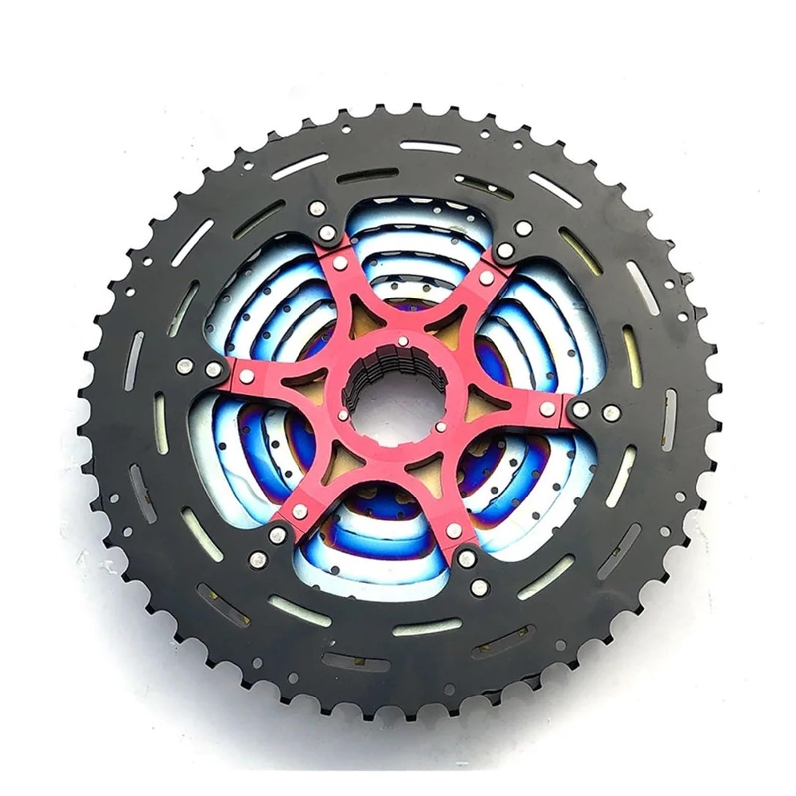 Ultralekkie koło zamachowe rowerowe, 11/12 biegów, rower szosowy, górski, ultralekka kaseta 11-50T M+T+B, tęcza, wąska szerokość, przekładnia, kaseta zębatka (11S 11-50T)