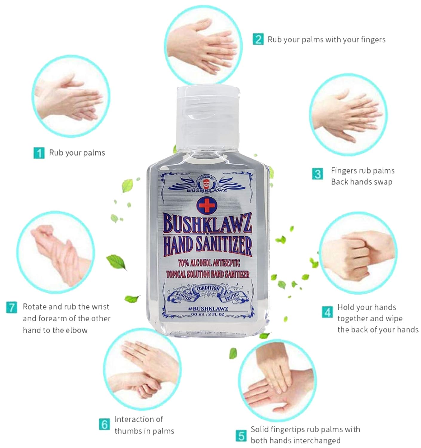 ECO finest Hand Sanitizer Gel 2 oz Travel Size, 70% Alcohol - No Rinse, Instant Clean with No Water Needed, Individual Travel Size Retail Bulk Multi-pack (192 Piece Bulk Pack) NDC-92284-001-01