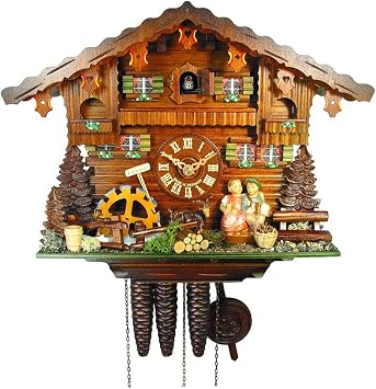 Cuckoo Clock moveable Kissing Couple