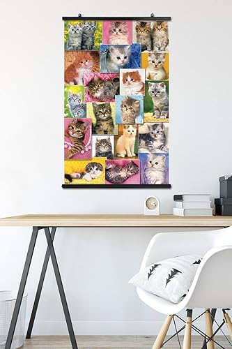 Miniatura 5 de Trends International Keith Kimberlin - Póster de pared de collage de gatitos, 22.375 x 34 pulgadas, paquete de póster y clip prémium