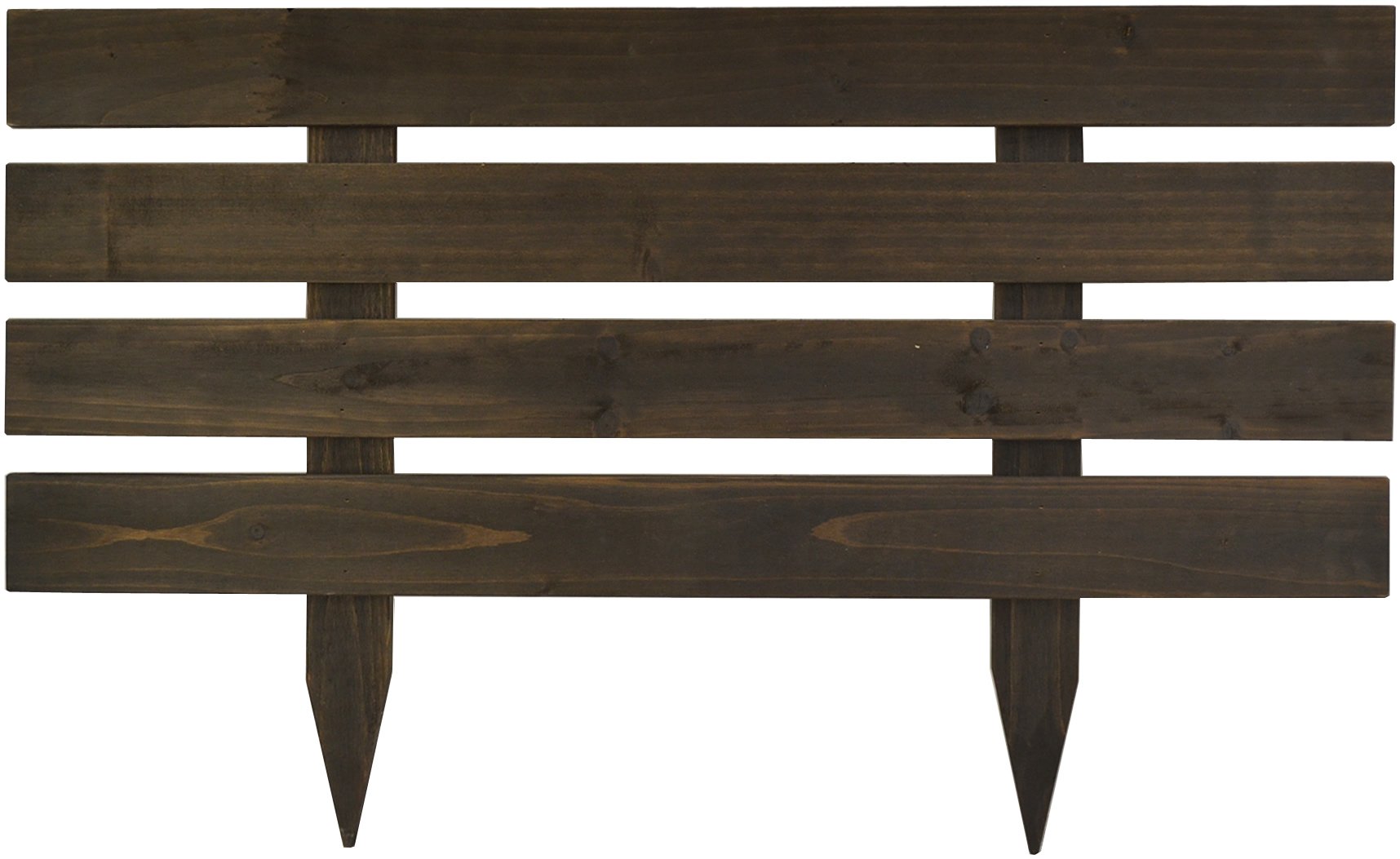 Amazon.co.jp: ガーデンガーデン 天然木製 花壇フェンス ボーダー