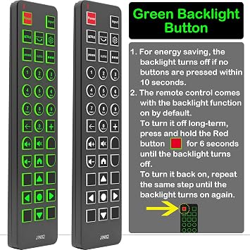 Replacement Remote Control for Element Xumo MG3-R34010 43A6GX 50A6G TV Without Voice,with Backlit,Oversized Buttons