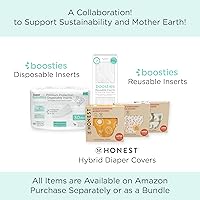 Vista 6 de Super Boosties - Pañales de tela reutilizables, juego de 10, se adapta a pañales híbridos honestos, se adapta a un bebé increíble, compatible