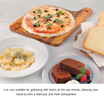 220v Digital Bread Maker, Breadmaker with Nut Automatic Dispenser,with Timer Delay, Keep Warm Setting, Gluten and Sourdough Options