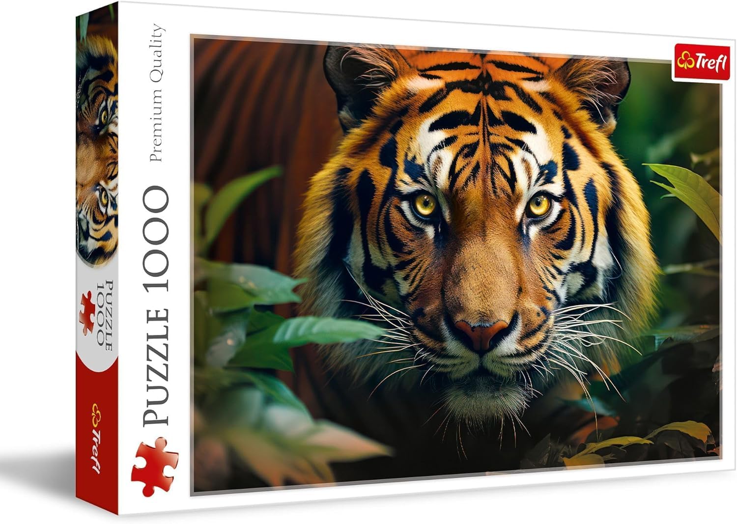 Trefl Wild Tiger 1000 Piece Jigsaw Puzzles for Adults & Children Aged 12+ Siberian Tiger Animal Puzzle