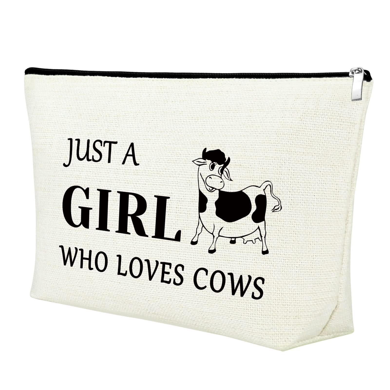 Cow Gifts Idea For Cow Lovers Cow Print Makeup Bag Desertcart