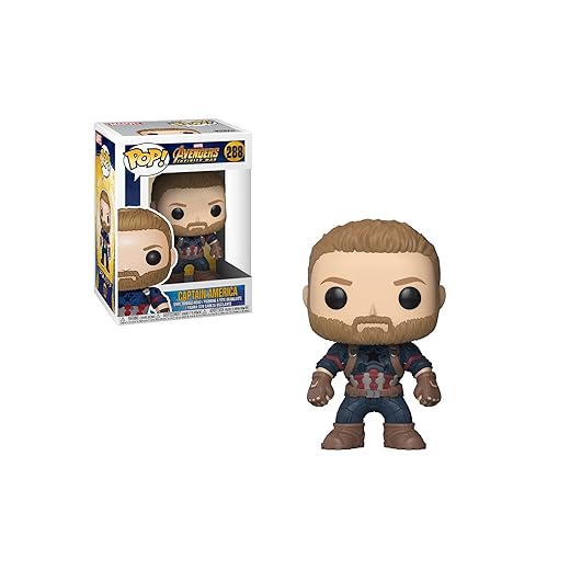 Funko Marvel: Marvel Avengers Infinity War - Captain America - Collectible Vinyl Figure - Gift Idea - Official Merchandise - For Kids &Amp; Adults - Movies Fans - Model Figure For Collectors And Display