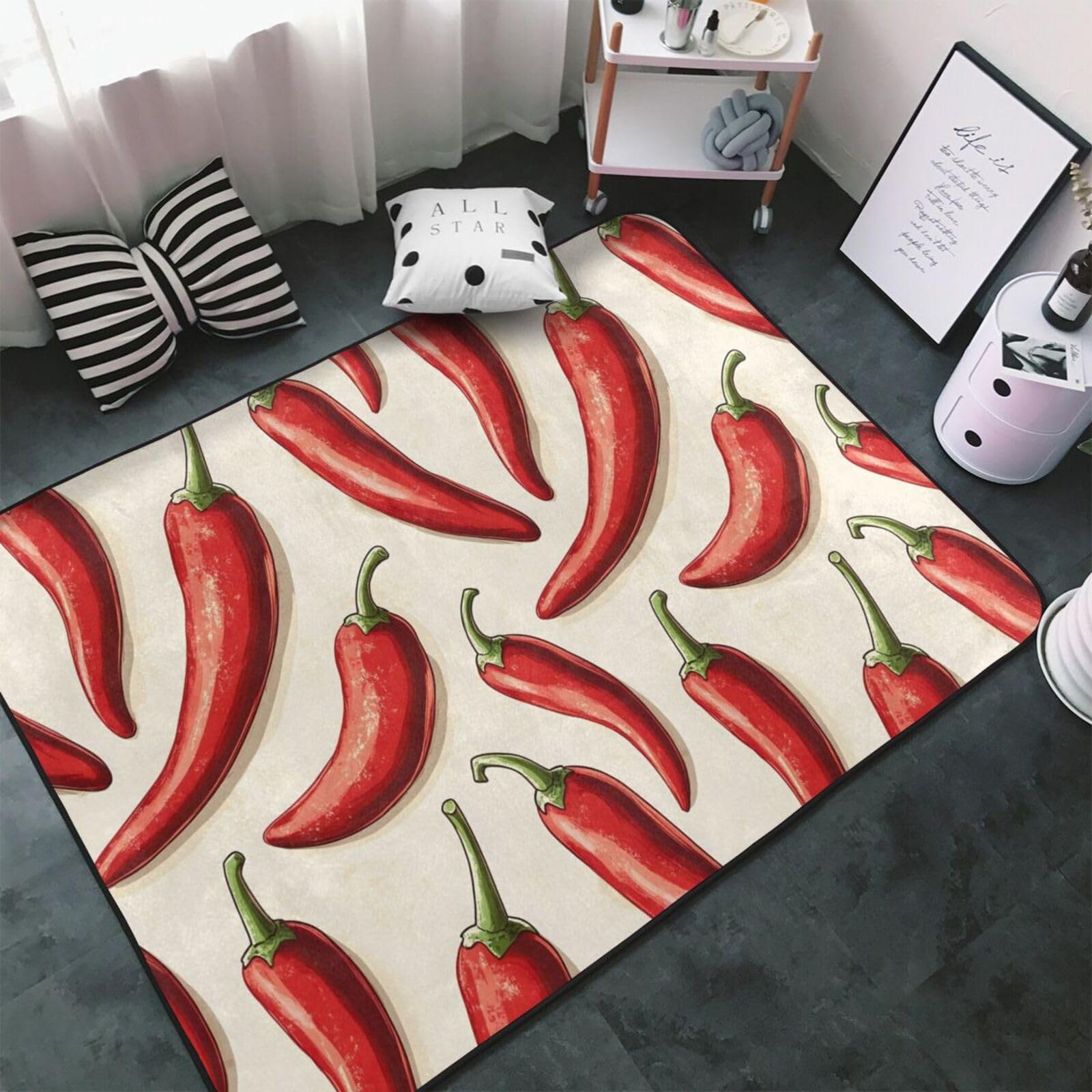 Tapis antidérapant lavable salon chambre salle à manger