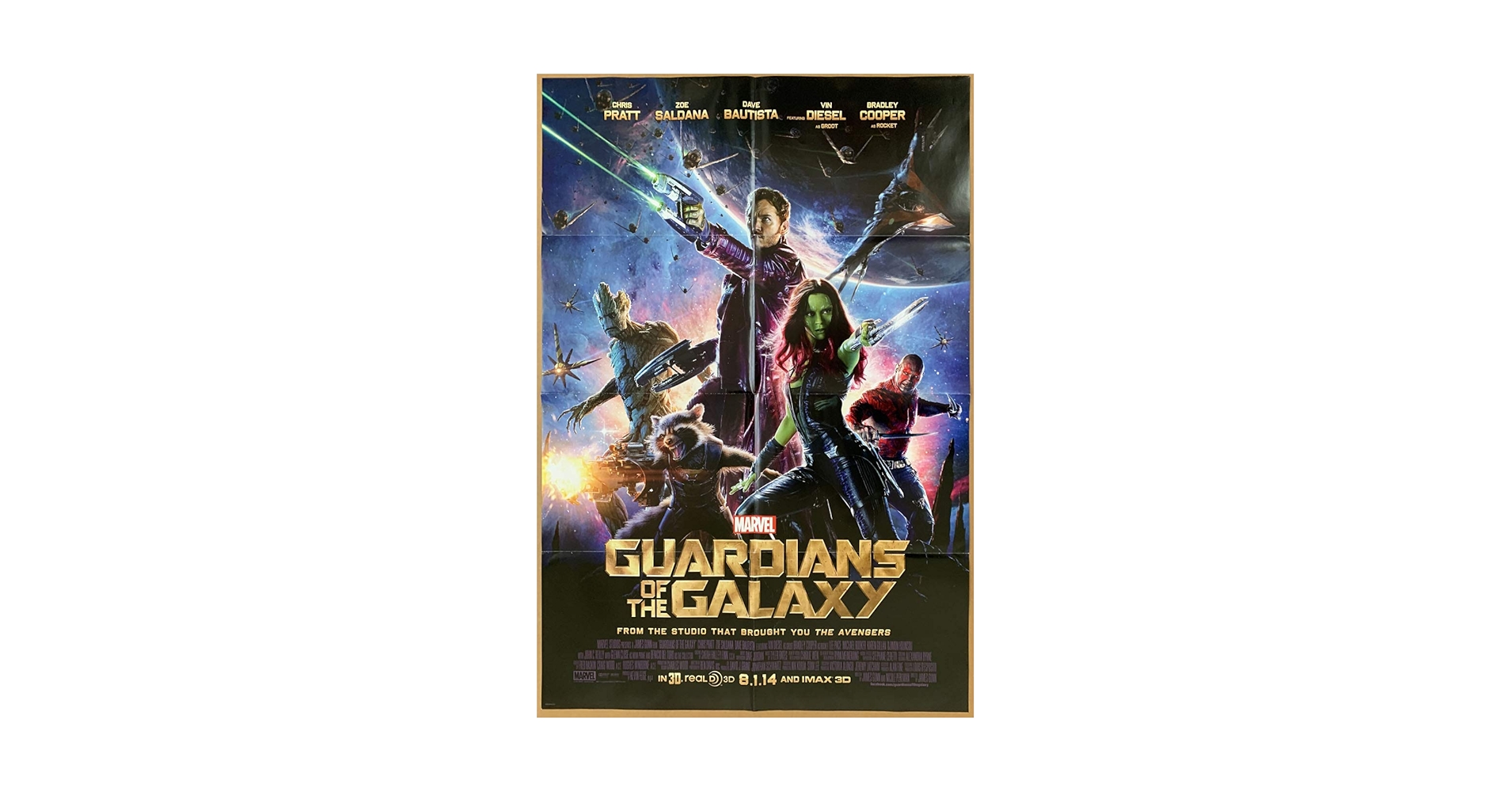 Guardians of the Galaxyポスター GUARDIANS OF THE GALAXY Vol. 2 MOVIE POSTER 2 Sided ORIGINAL
