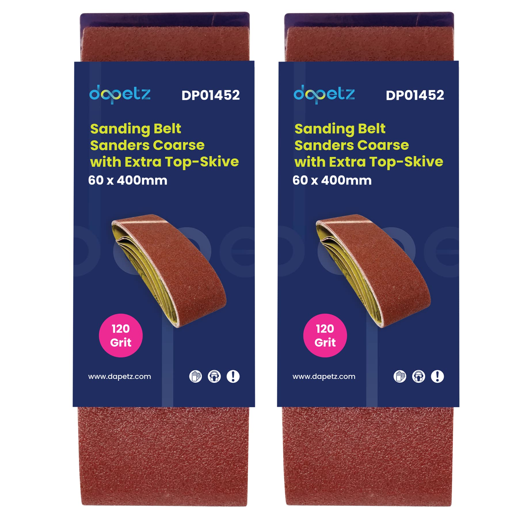 10 Pack Grain 40 60 X 400mm Courroies Sanders Très Gros A519