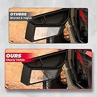 Vista 7 de KEMIMOTO Puertas inferiores X3, insertos de puerta transparentes y visuales compatibles con Maverick X3 y Max X DS RS RC MR Turbo RR 2017-2024