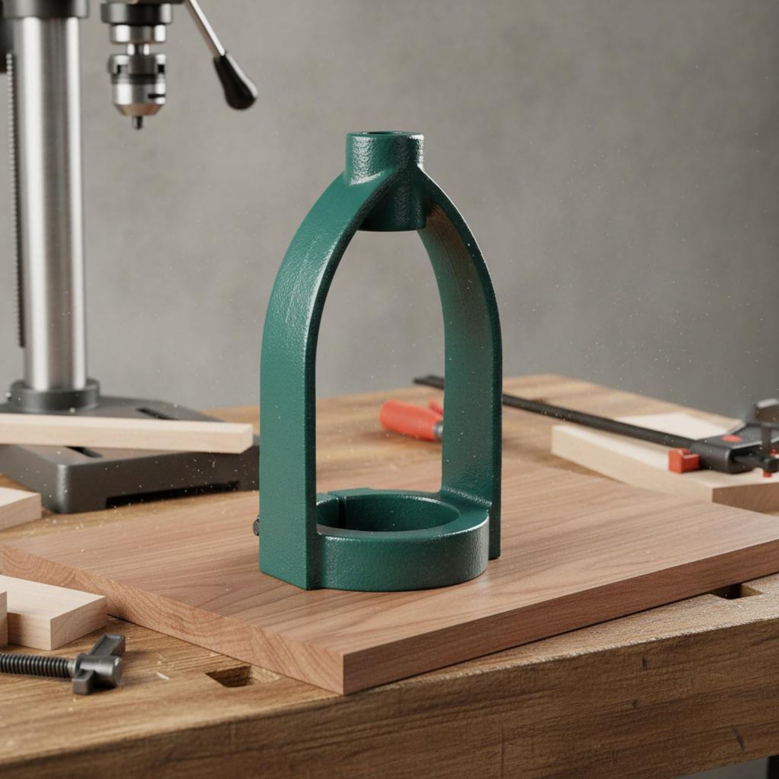 Adattatore Foro Quadrato Salva Denaro Facile da Installare per Falegnami, Artigiani Del Legno, Officina, Laboratorio, Mandrino Con Manicotto Di Riduzione 65-53