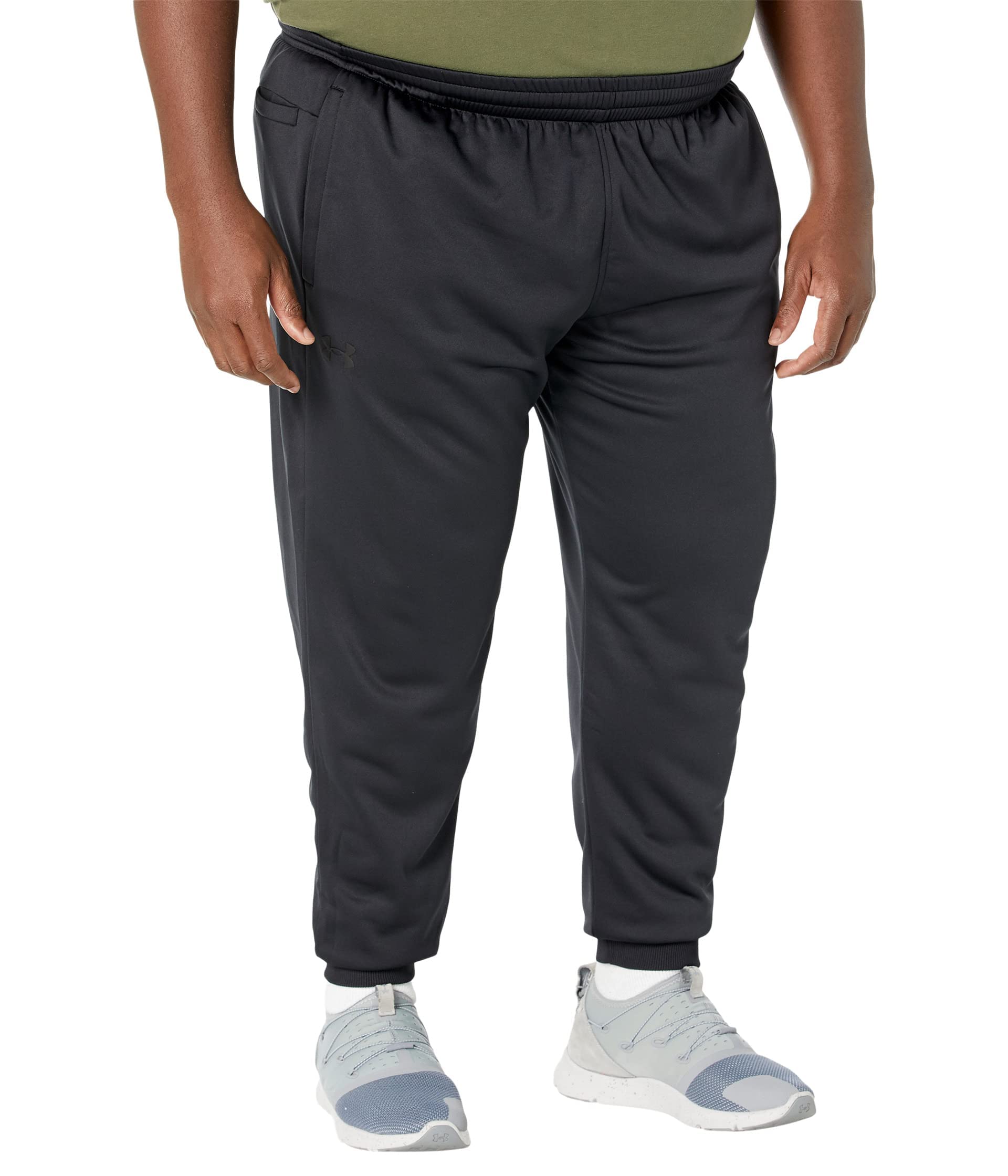 Under Armour Men's Armourfleece Jogger, (001) Black / / Black, X-Large Tall