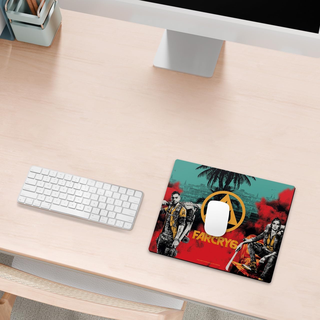 Head Case Designs Officially Licensed Far Cry Dani Rojas Logo 6 Graphics 9.84 x 11.81 x 0.12 inches (250 x 300 mm) - S Gaming Office Desk PC Keyboard Mouse Mat Pad - Image 4