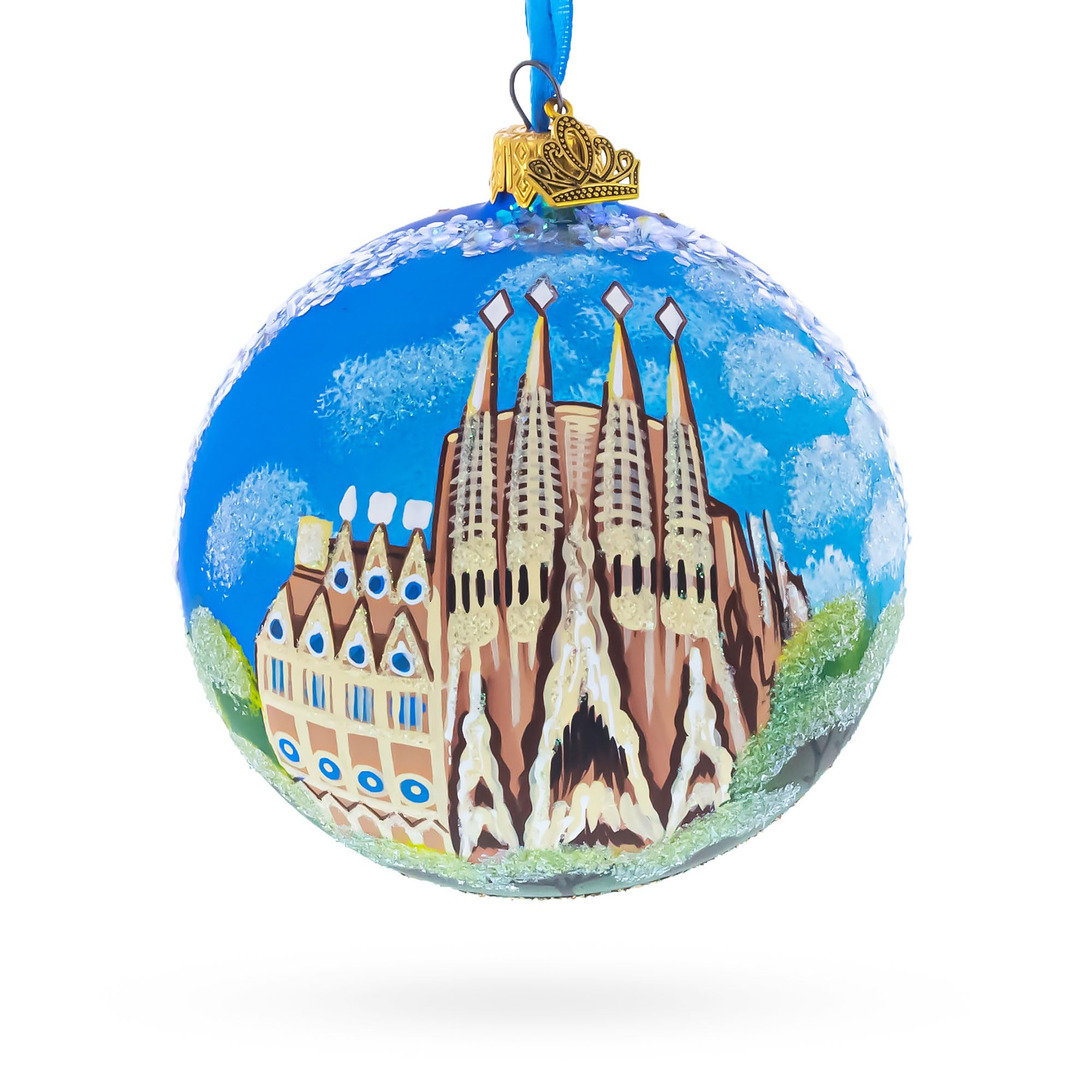 Amazon.com: La Sagrada Familia, Barcelona, Spain Glass Ball
