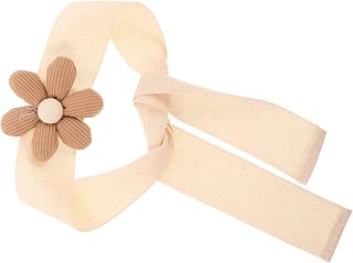 Boho Floral Curtain Tieback Flower Shape Cotton Webbing Holdback