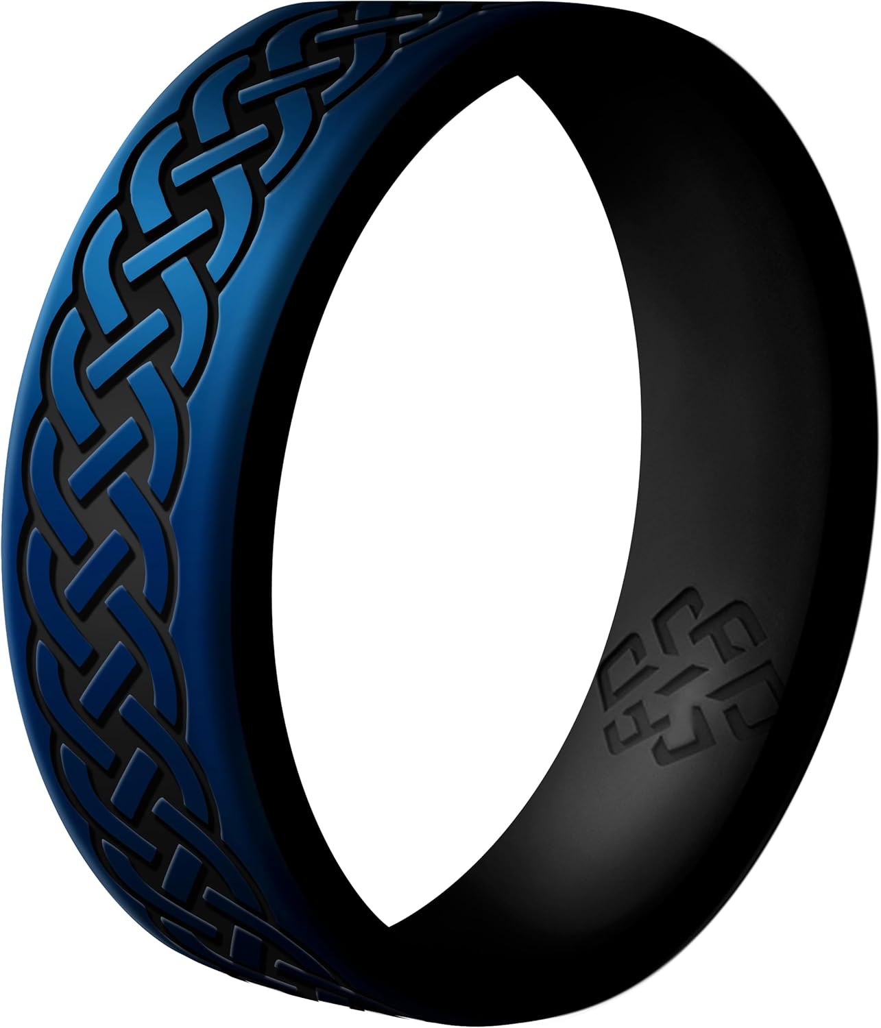 Knot Theory Celtic Butterfly Sailor Infinity Silicone Ring for Men Women - Breathable Dual Layer Comfort Fit 6mm Bandwidth