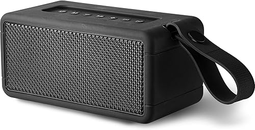 Miniatura 1 de AT&T Essentials Retro - Altavoz Bluetooth de 40 W, color negro