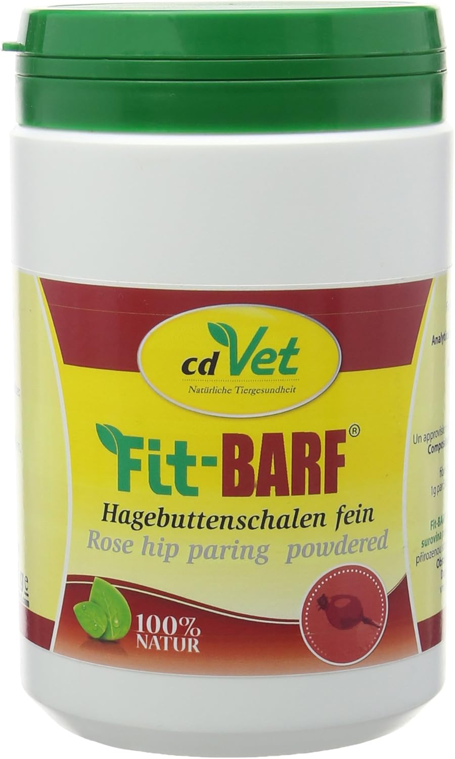 cdVet Fit-Barf Hagebuttenschalen Fein 500 g