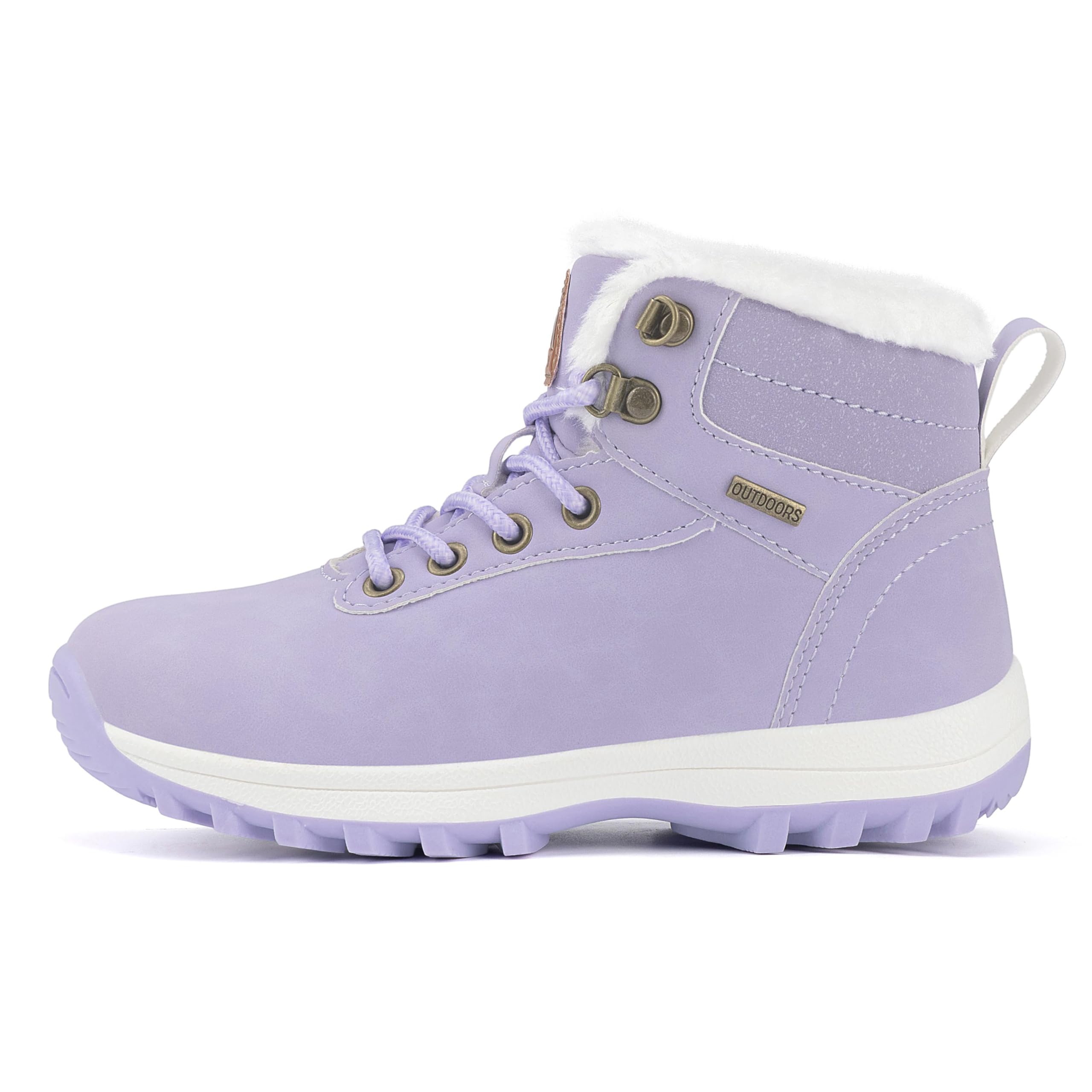 Mishansha Scarpe Invernali Bambini Antiscivolo Stivaletti Invernali con Calda Imbottitura per Ragazzi e Ragazze, Bambino e Bambina, Gr.24-36