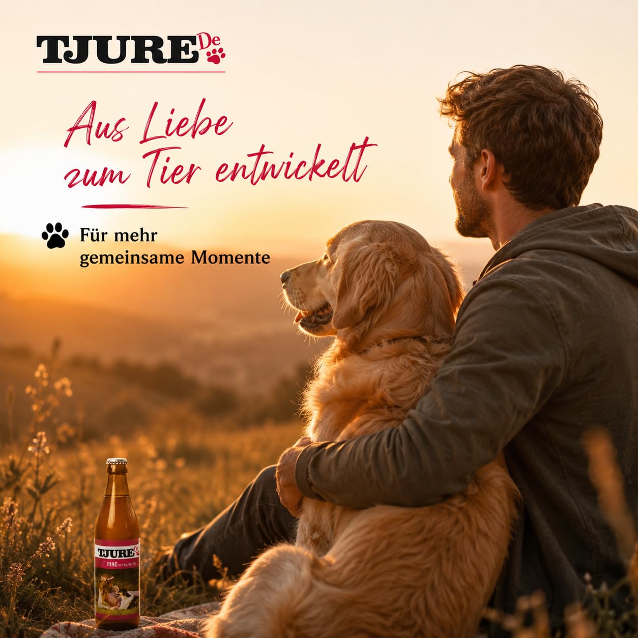 TJURE Hunde Smoothie All in One Paket | Huhn | Rind | Lamm | Moro | Geflügel | Pferd | 6 x 320ml | Als Topping & Snack für Hunde | Zutaten in Lebensmittelqualität | Getreidefrei | Made in Germany