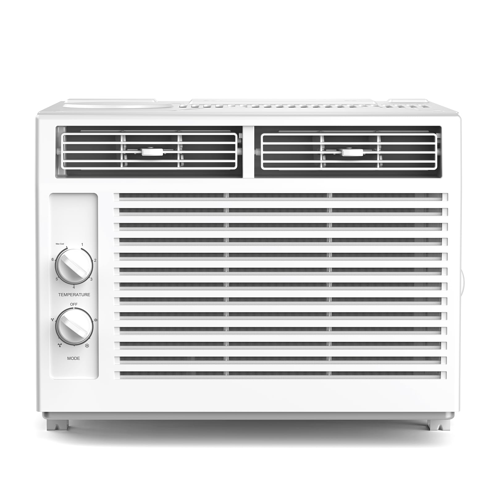 ZAFRO Window Air Conditioners 5000BTU, Cools 150 Sq. Ft,2 Cooling Mode & Fan Speeds,Ultra-Quiet, Sleep Mode & Energy Saving AC Unit for Bedroom, Living Room,White