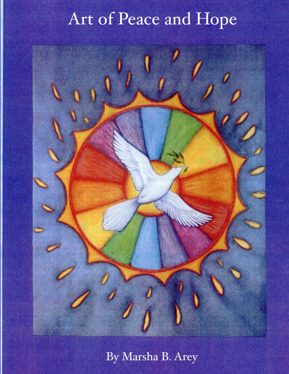 Art of Peace and Hope Toile Luxe Design Abstrait