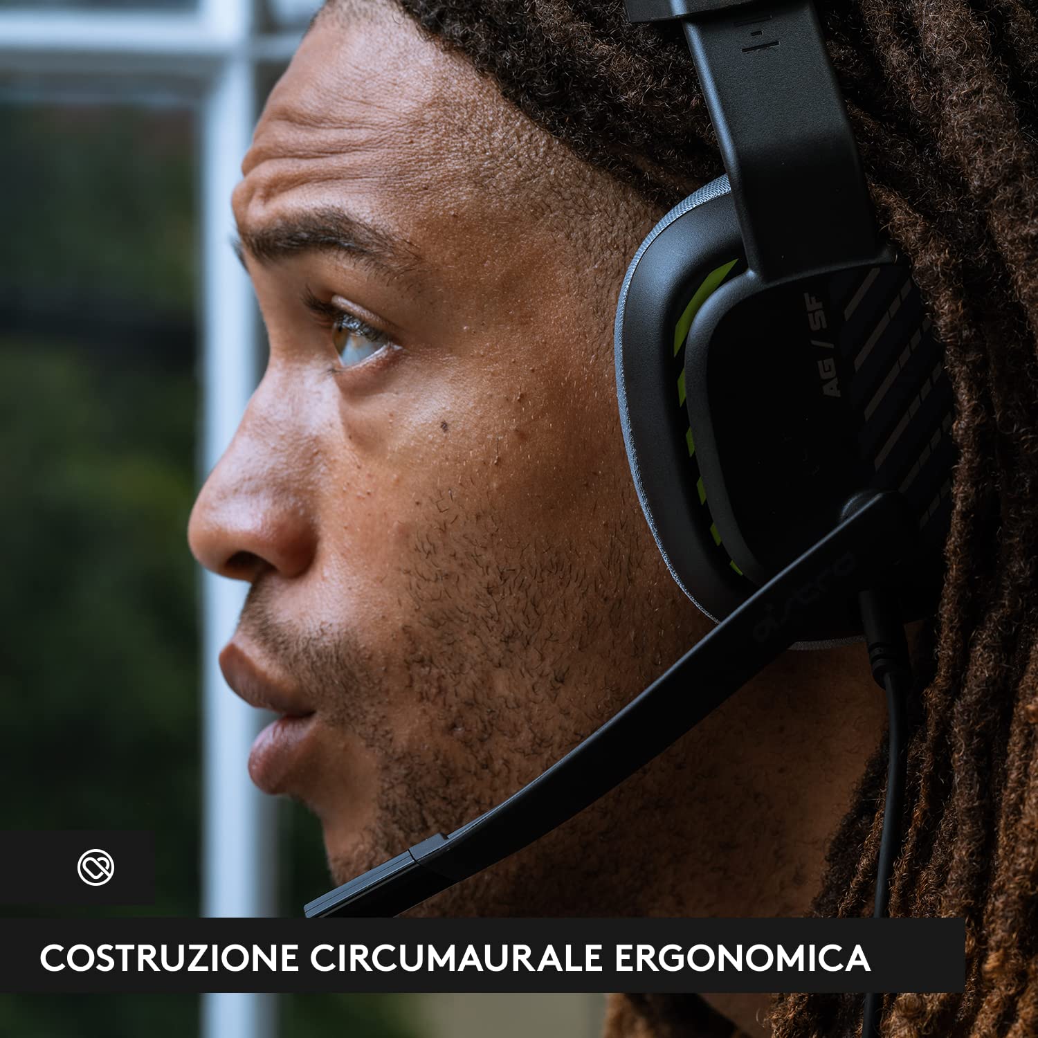 ASTRO A10 Cuffie Gaming Cablate Gen 2, Cuffie da Gioco Over-Ear con Microfono Flip-to-Mute, Leggere e Resistenti, Driver 32 mm, Compatibile con PS5, PS4, Nintendo Switch, PC - Nero
