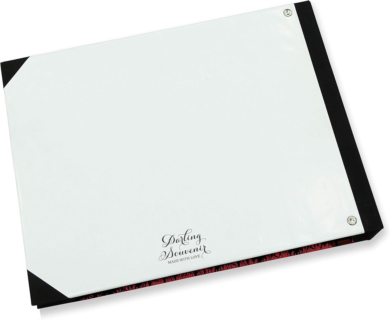 Darling Souvenir Pink Tree Hardbound Cover Printed Anniversary Wedding Guestbook Scrap Book-9 x 12 Inches